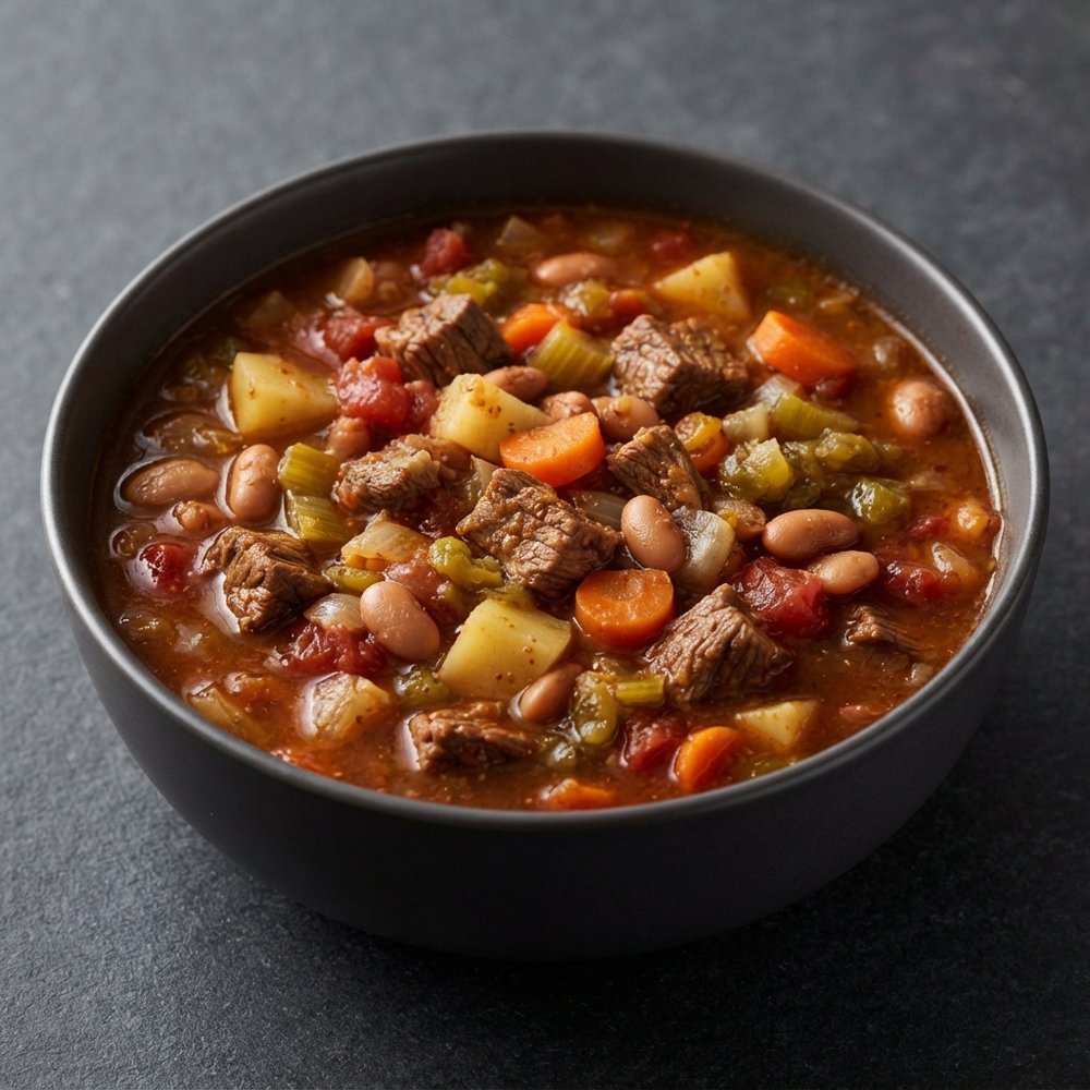 New Mexican Green Chile Brisket Chili-Stew