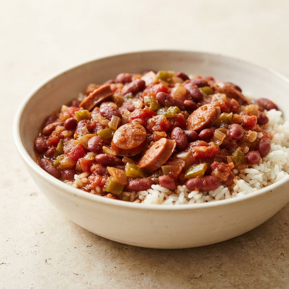 Weeknight Red Beans with Rice