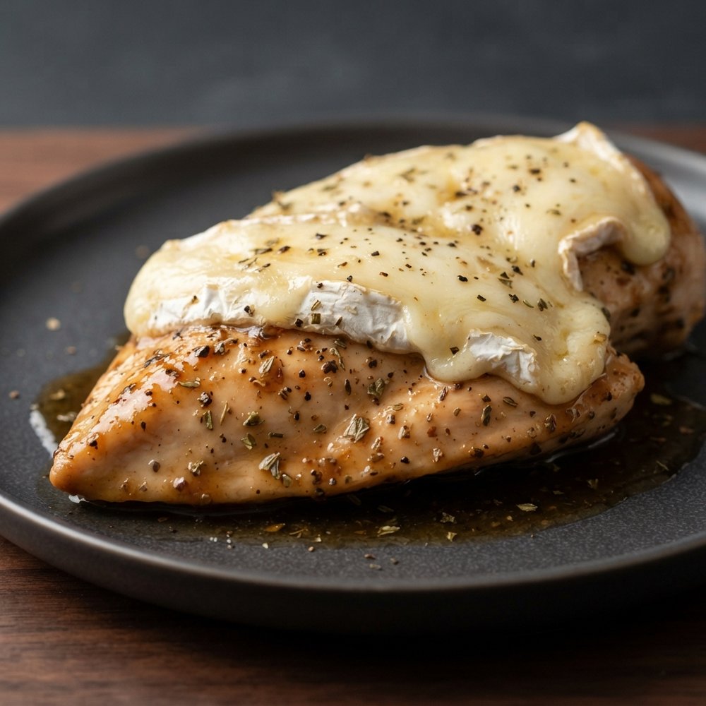 Oven-Roasted Chicken with Brie
