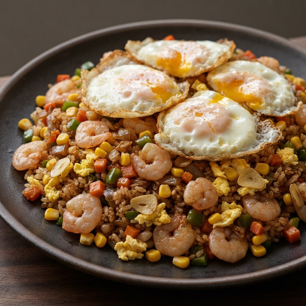 Korean Saewoo Bokkeumbap with Shrimp