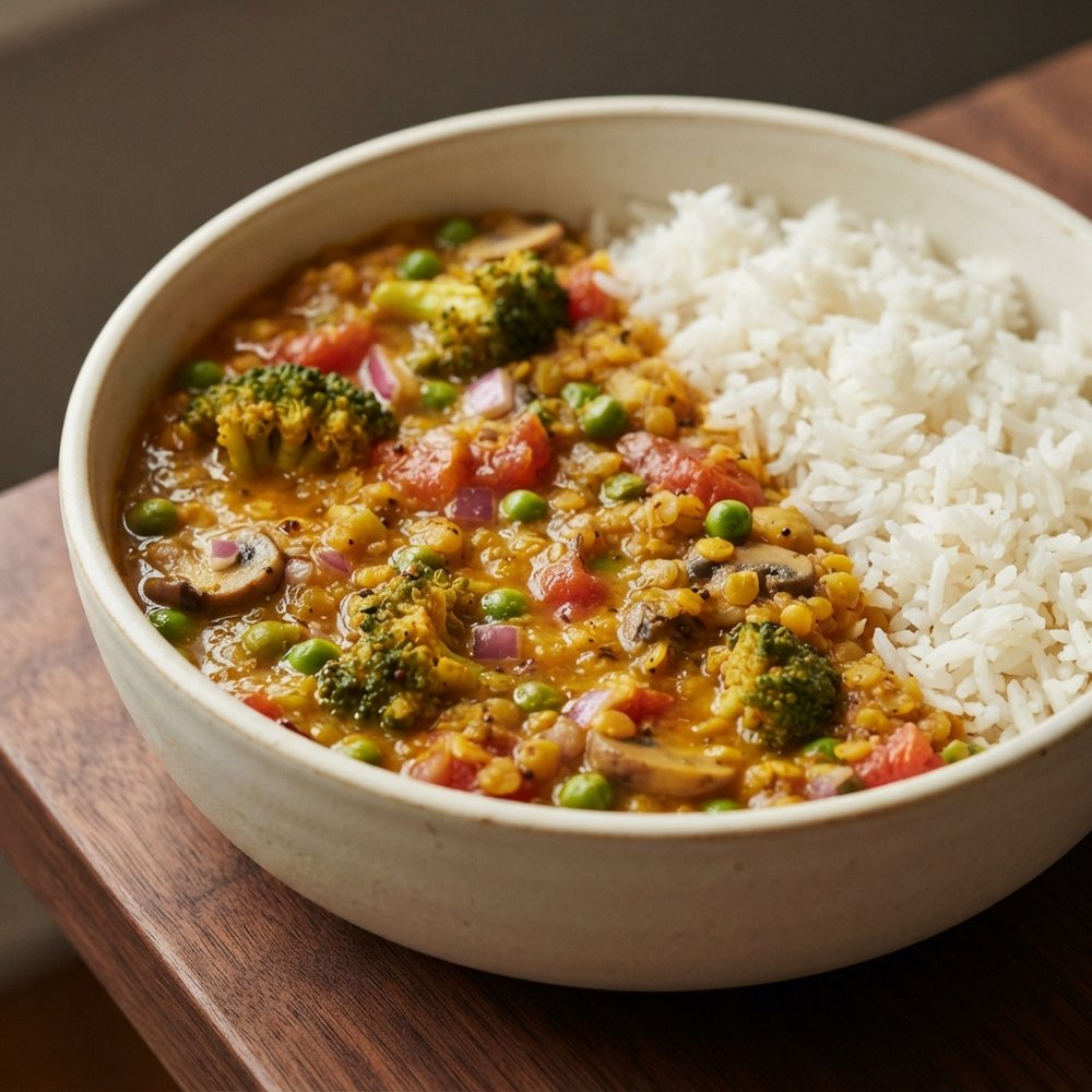 Masoor Dal with Red Split Lentils