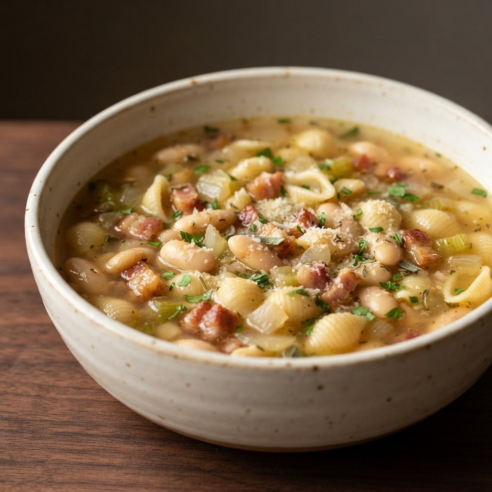 Tuscan Cannellini and Pancetta Soup