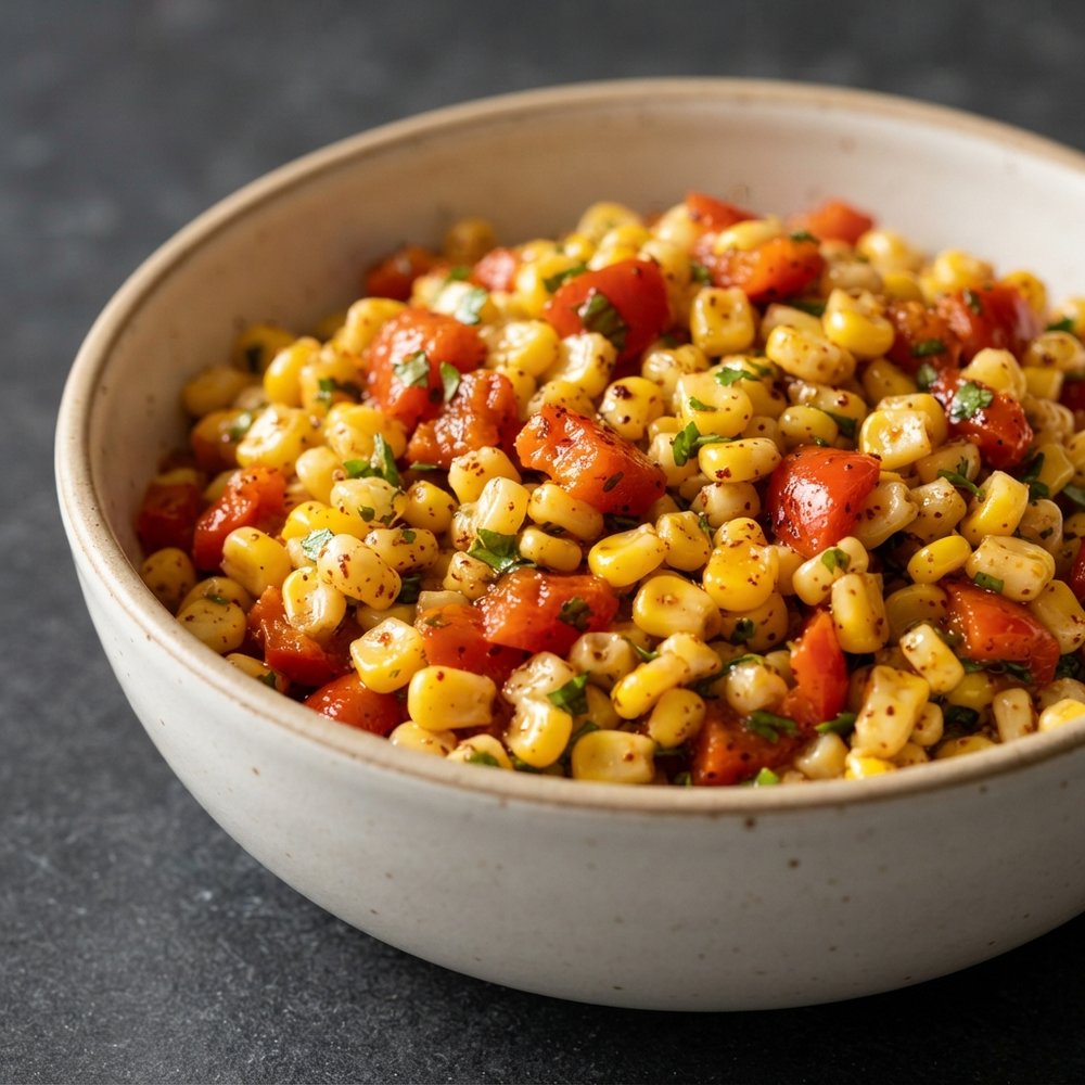 Roasted Red Pepper and Corn Salad