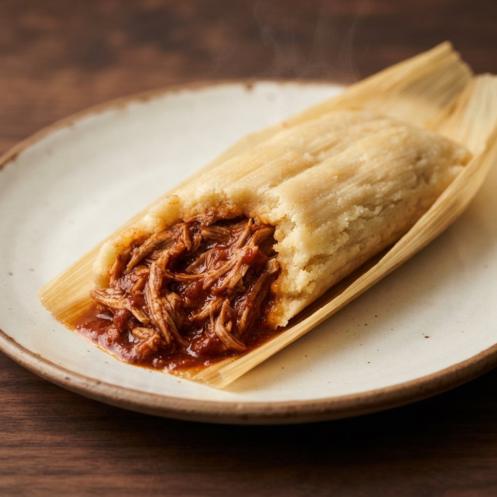 Guajillo Pork Tamales