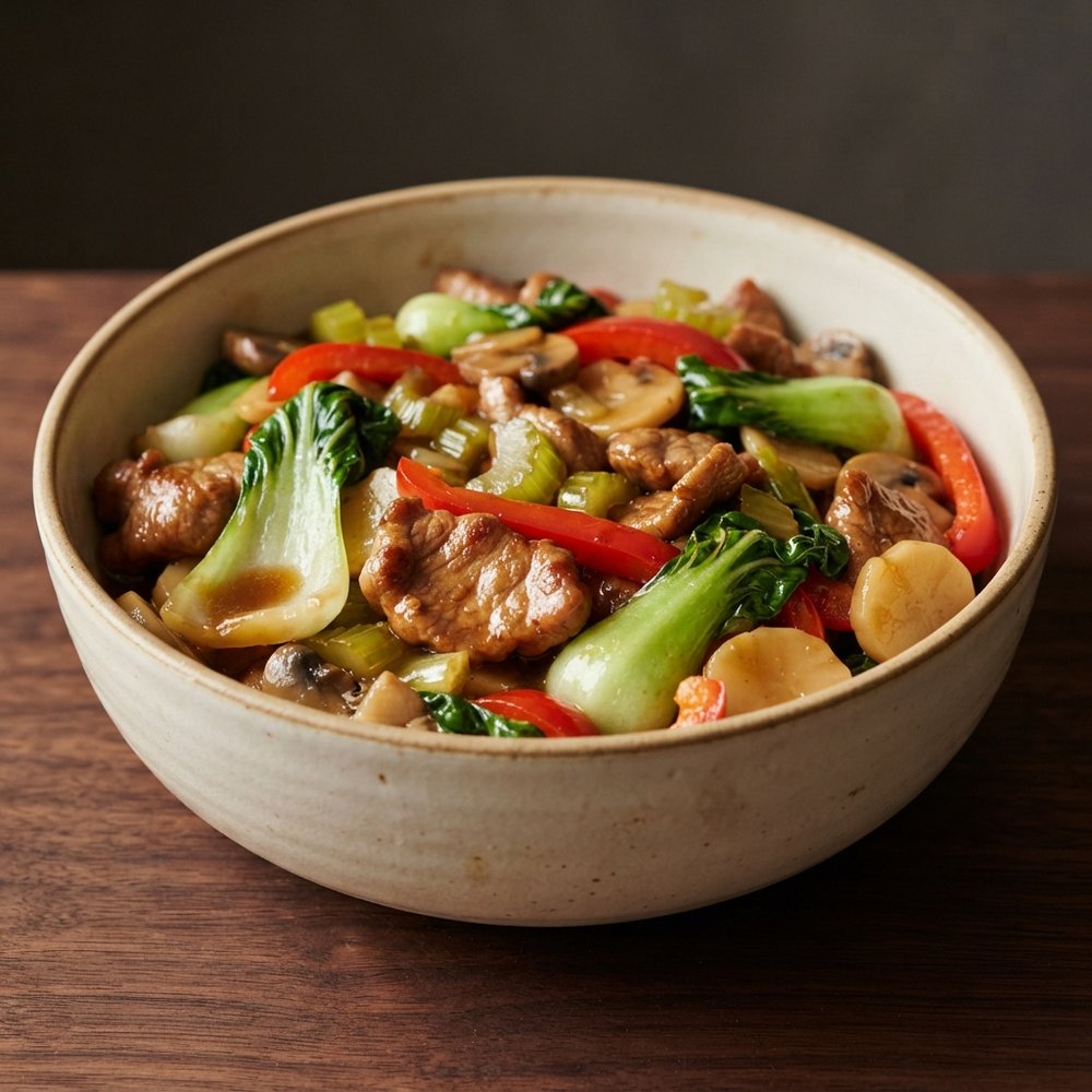 Stir-Fried Pork Chop Suey