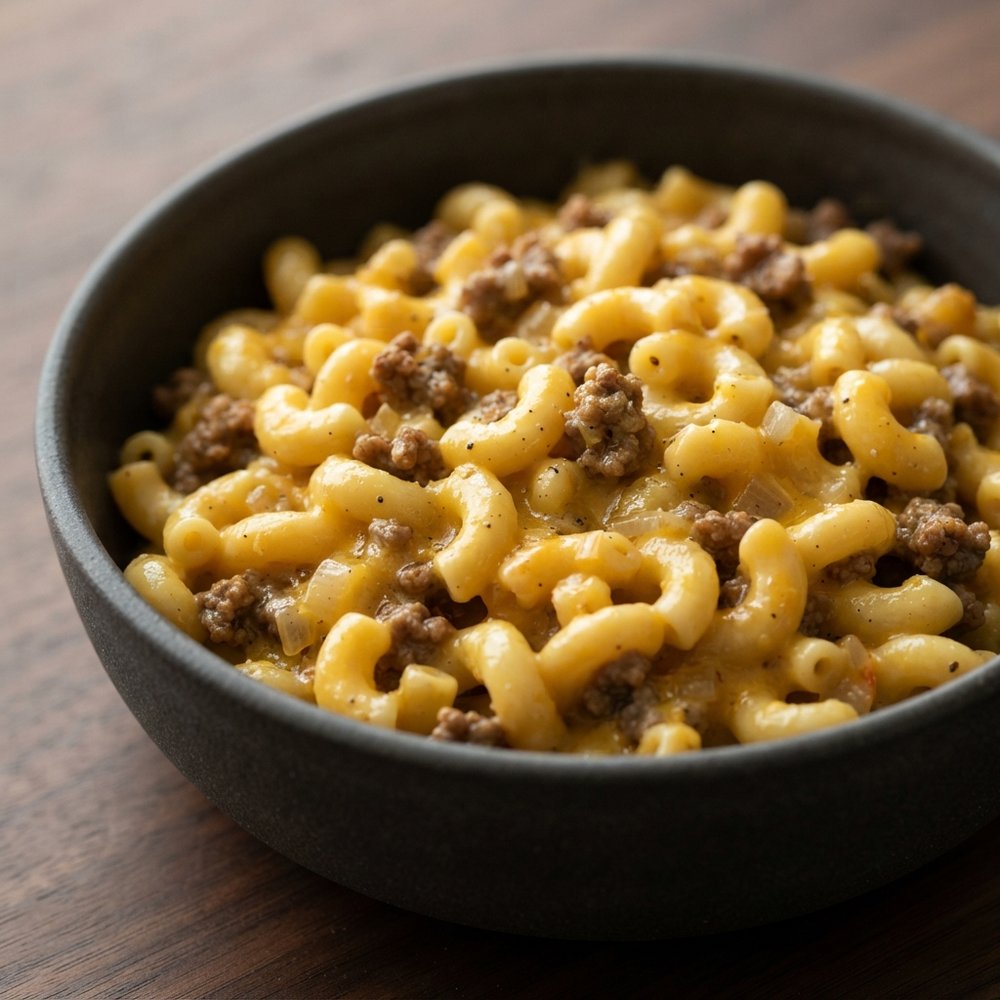 Hamburger Macaroni with Cheese