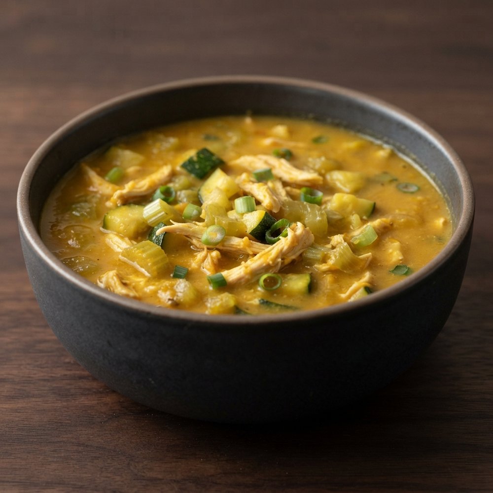 Butternut Squash and Coconut Chicken Soup