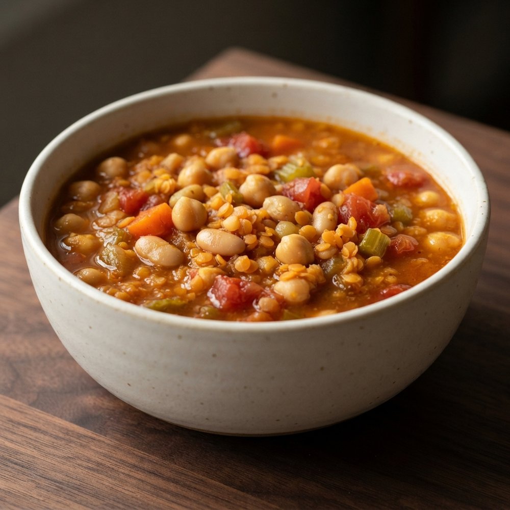 Spiced Moroccan Red Lentil Soup