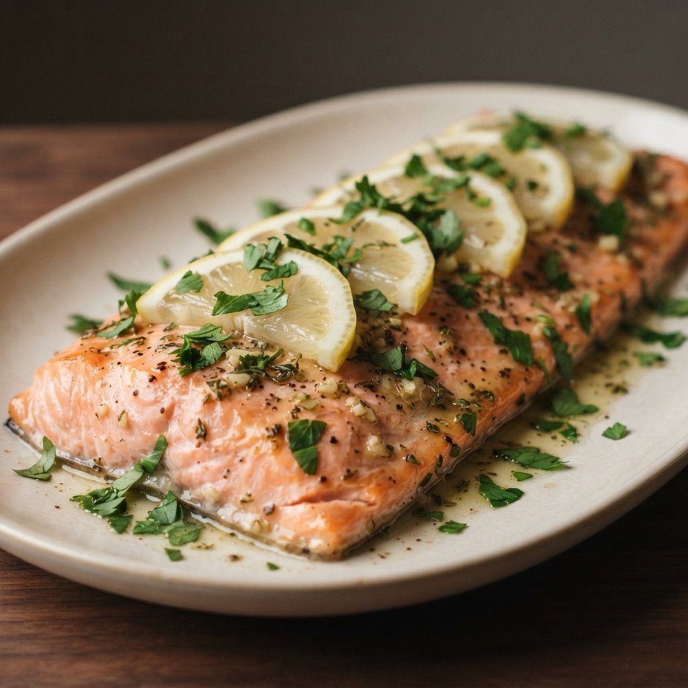Foil-Packet Baked Salmon with Lemon and Herbs