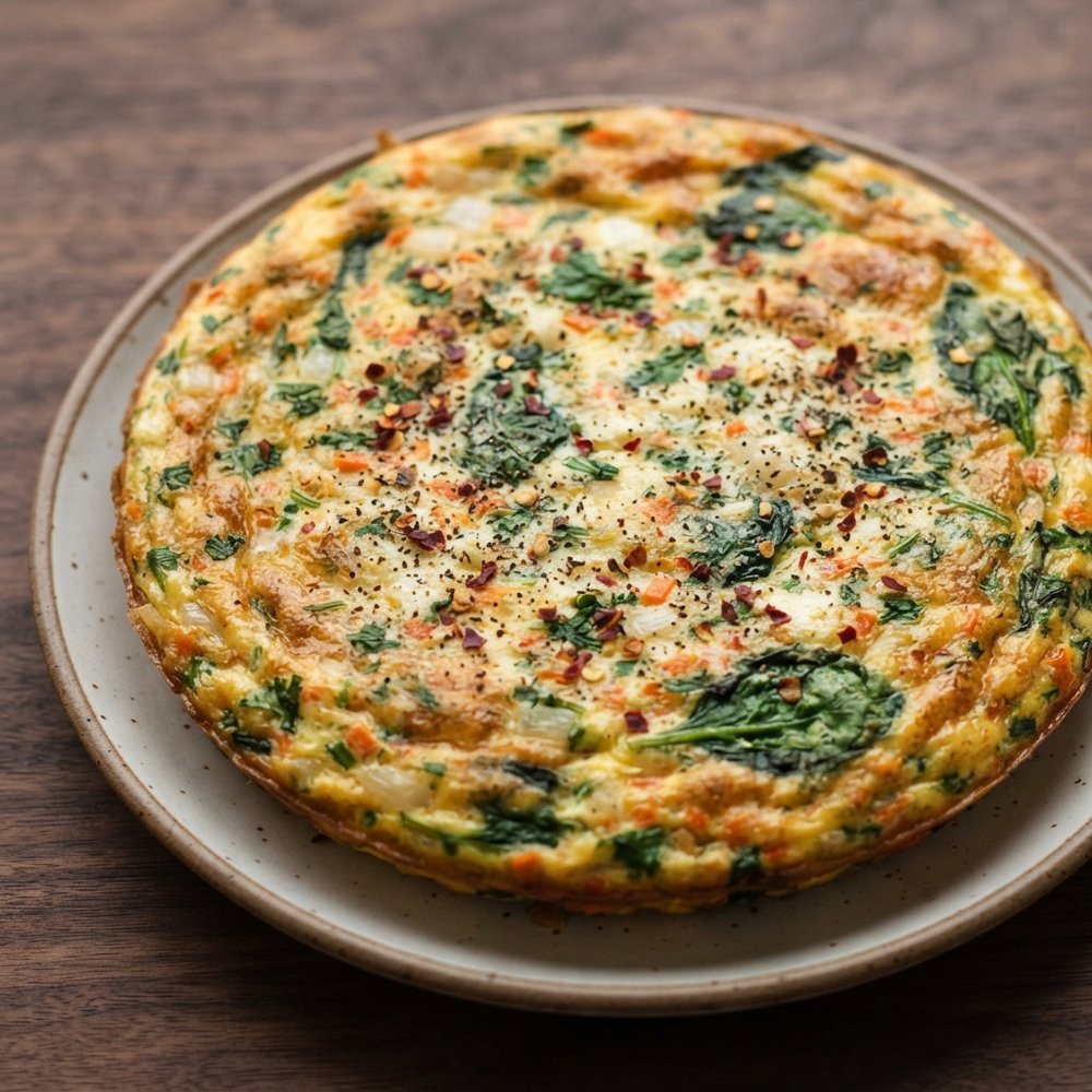 Air Fryer Frittata with Greek Yogurt