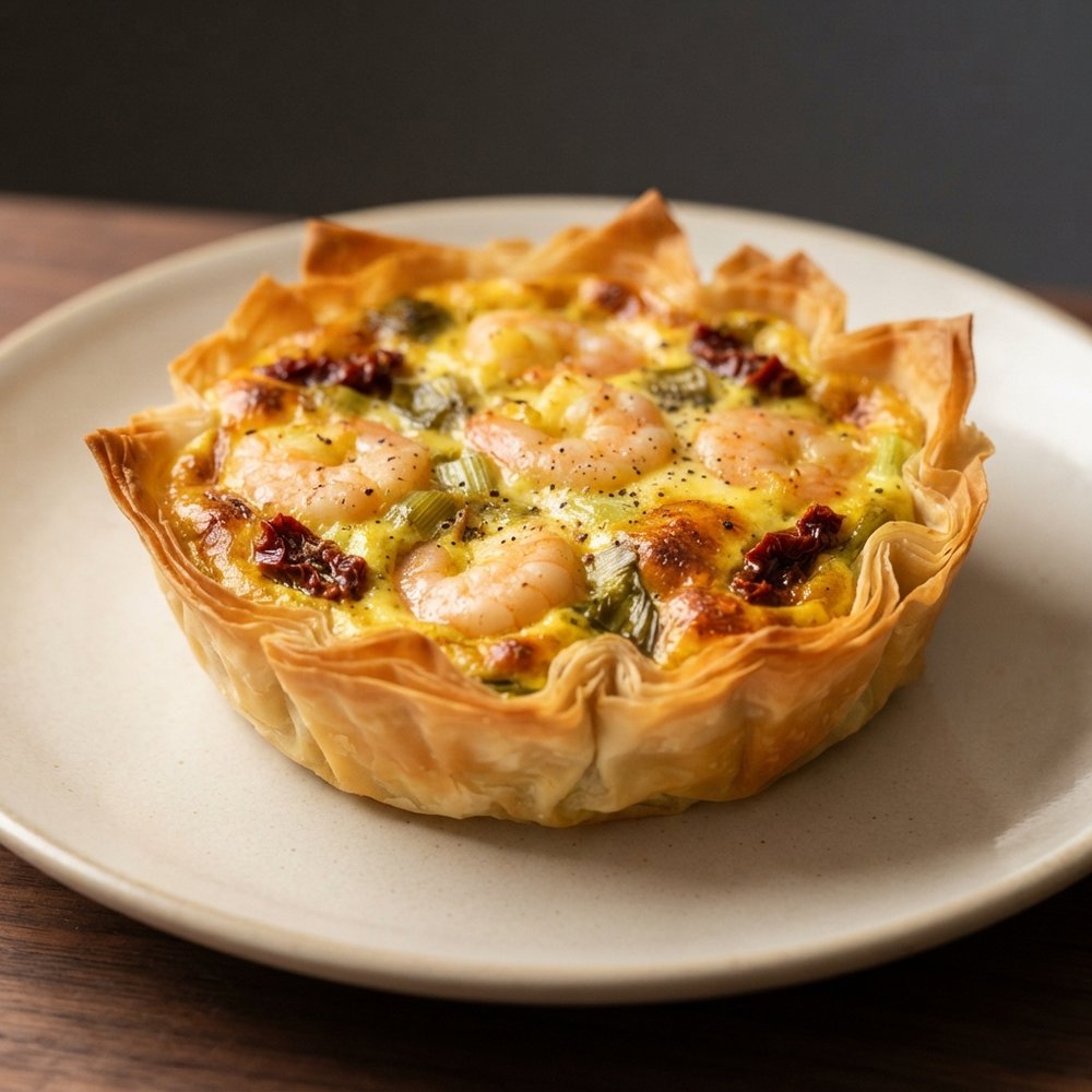 Fabienne's Shrimp Curry Phyllo Tartlets