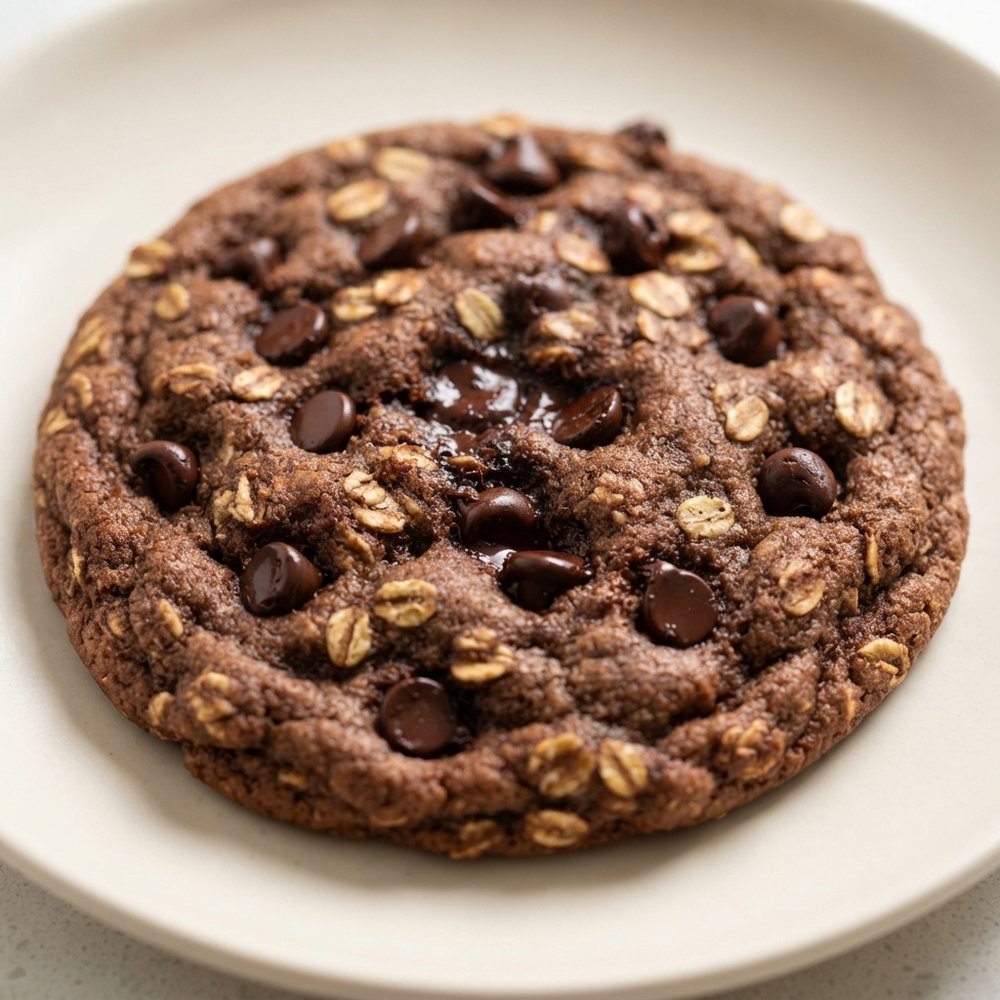 Spiced Cocoa Oatmeal Chocolate Chip Cookies