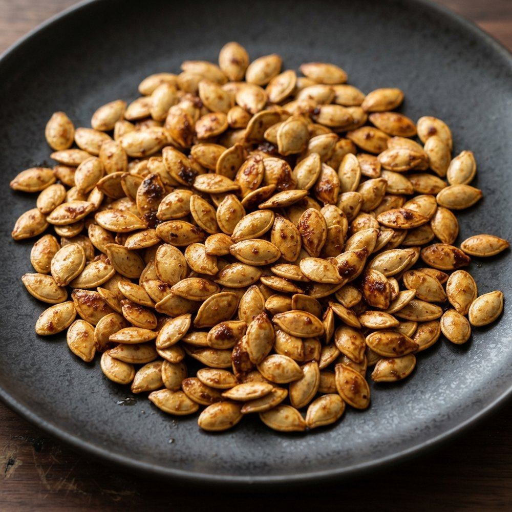 Sweet-Heat Roasted Pumpkin Seeds