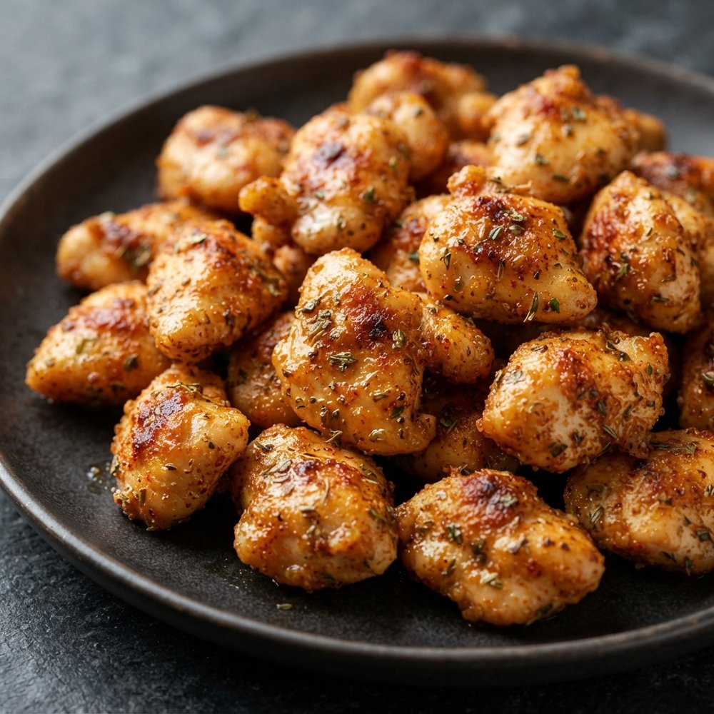 Crispy Air-Fried Chicken Bites
