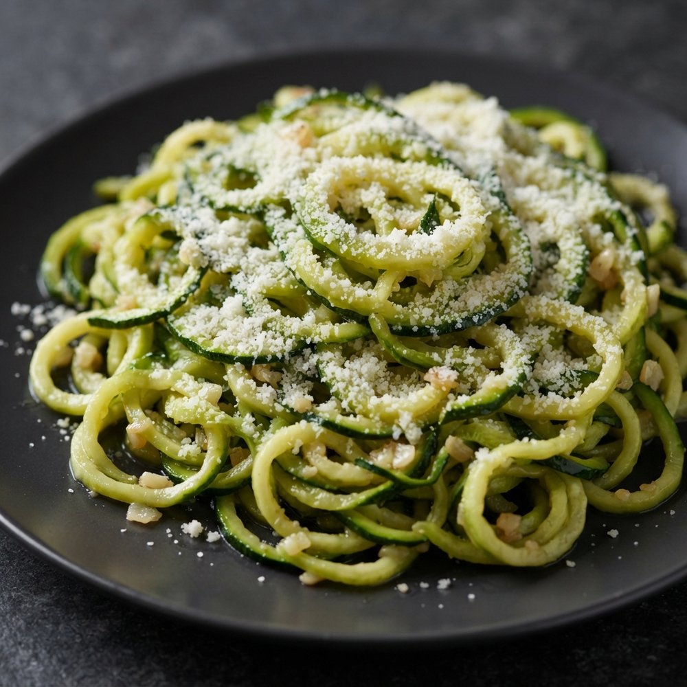 Garlic-Parmesan Zucchini Zoodles