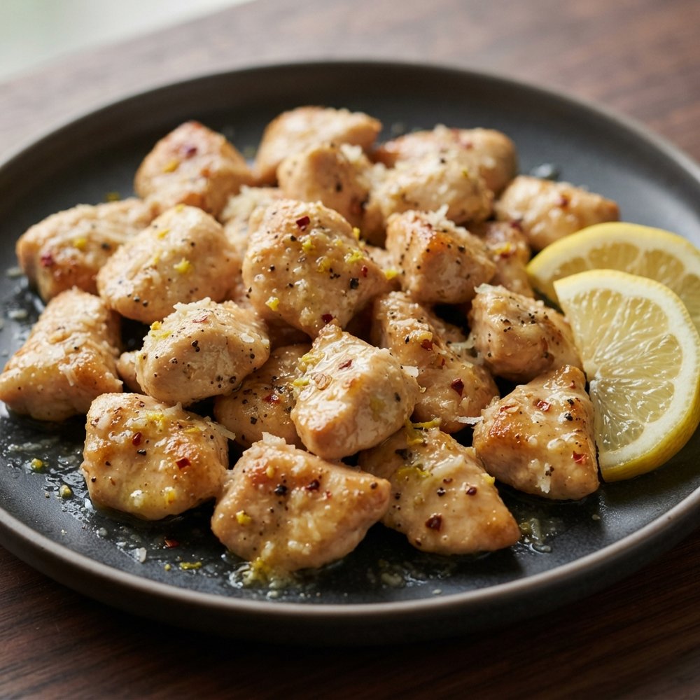 Lemon Parmesan Chicken Bites