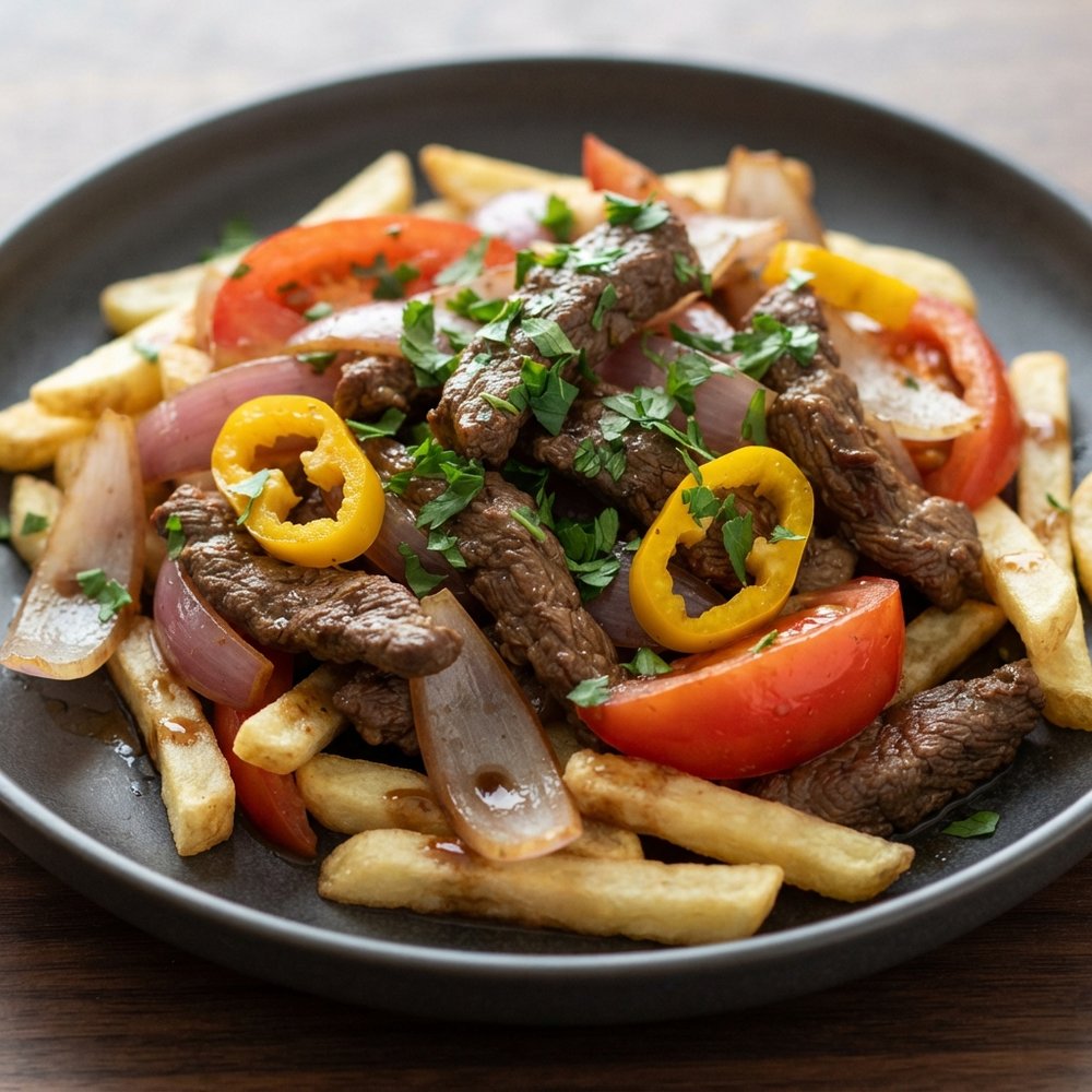 Peruvian-Style Lomo Saltado Stir-Fry