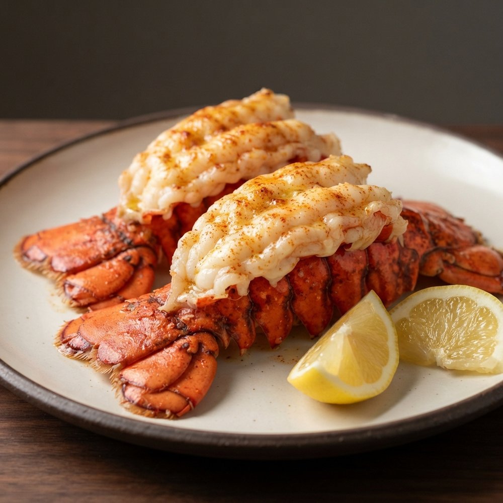Butter-Broiled Lobster Tails