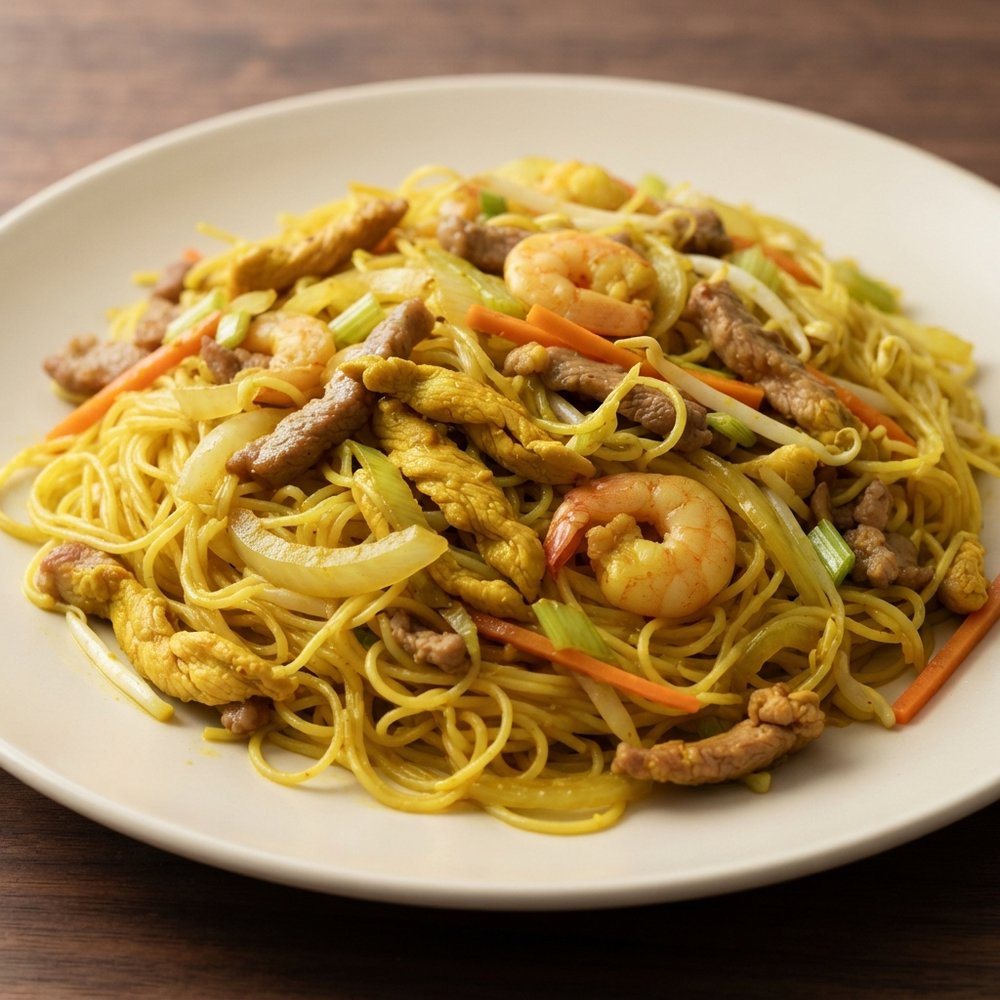 Curried Vermicelli Singapore-Style