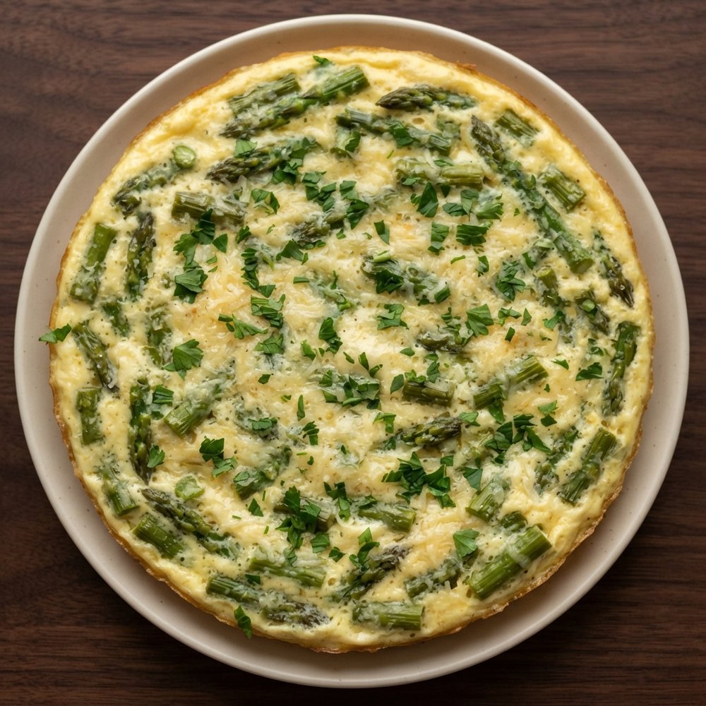 Quick Asparagus Egg Frittata