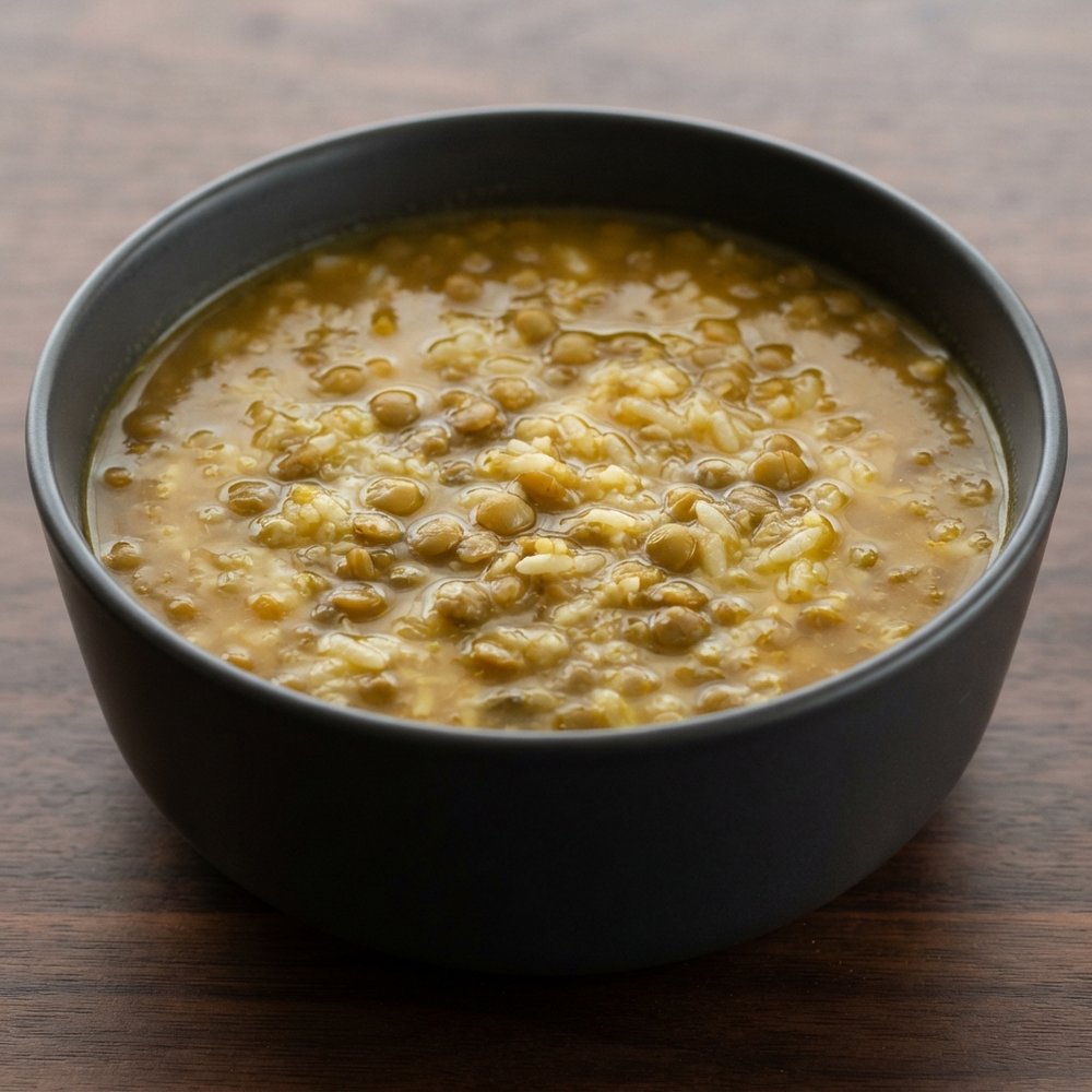 Curried Lentil and Rice Soup