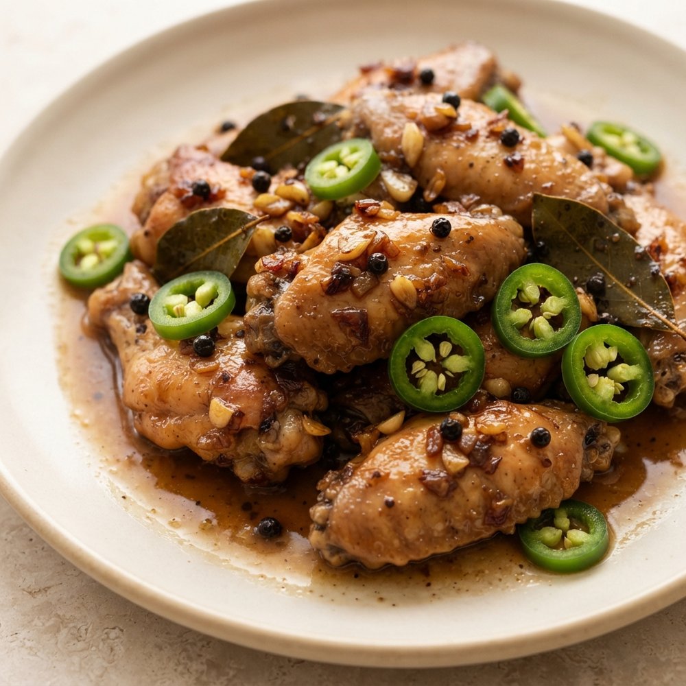 Philippine-Style Chicken Adobo Wings