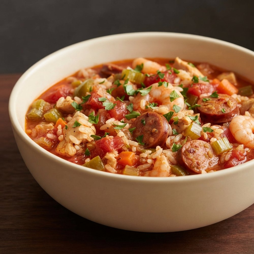 Set-It-and-Forget-It Crockpot Jambalaya