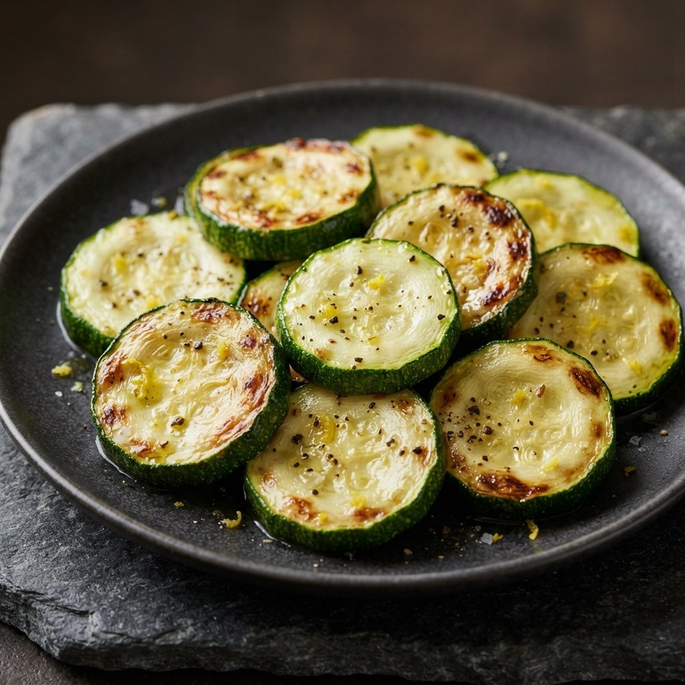Quick Skillet Zucchini with Lemon Pepper