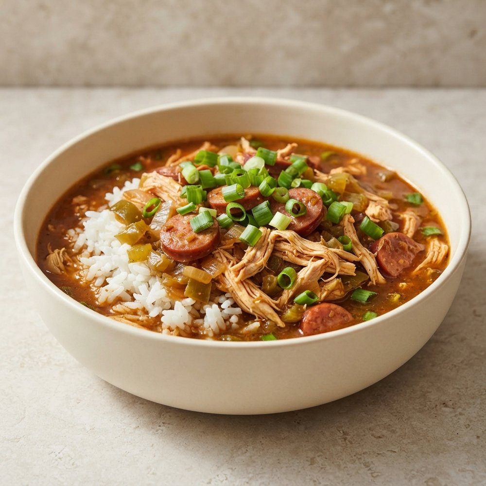 Dupre Family Chicken and Sausage Gumbo