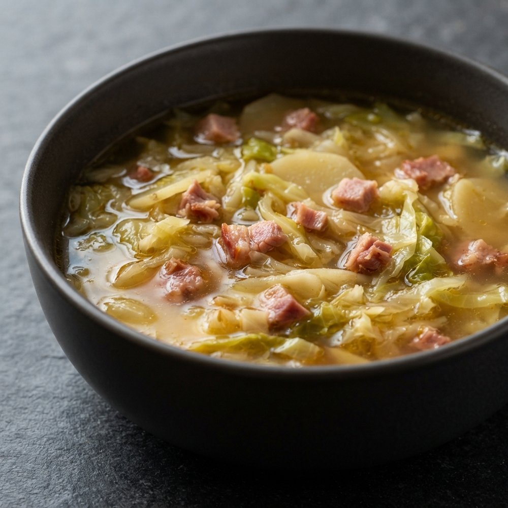 Frugal Irish Cabbage and Potato Soup
