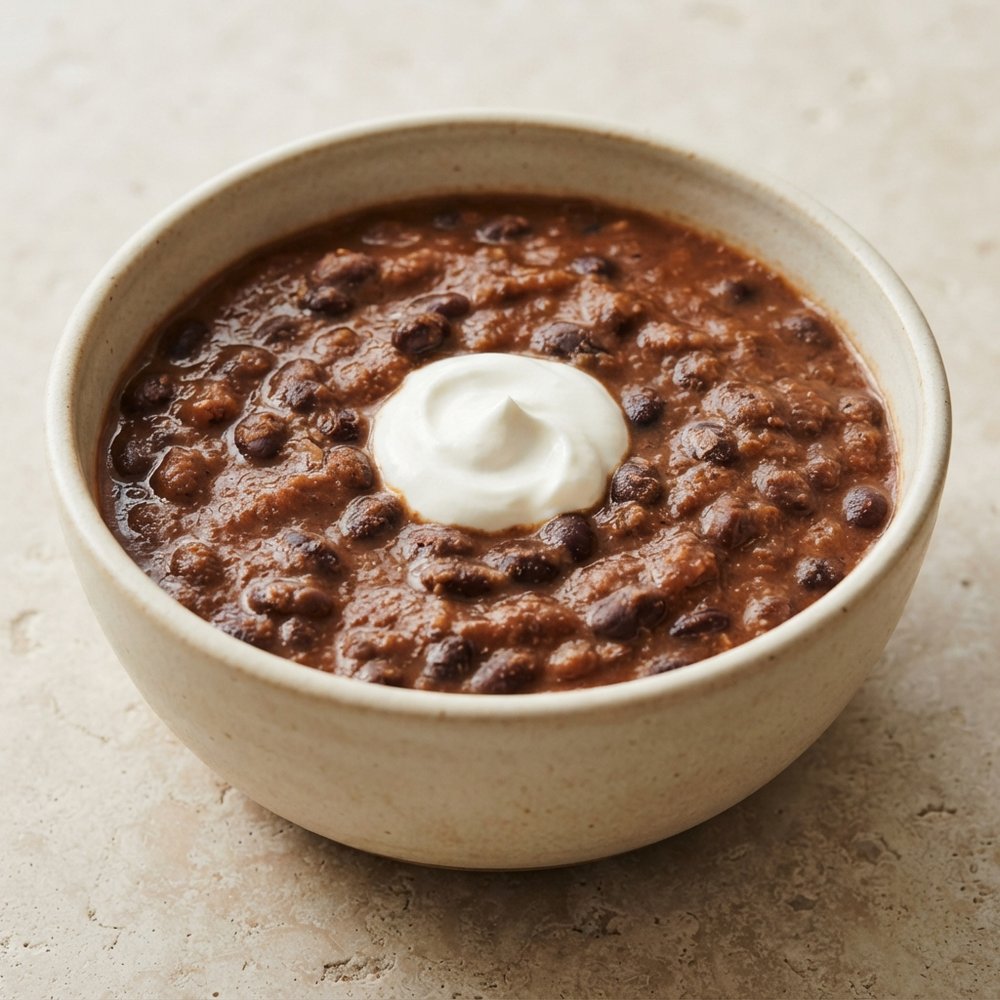 Quick Spiced Black Bean Soup