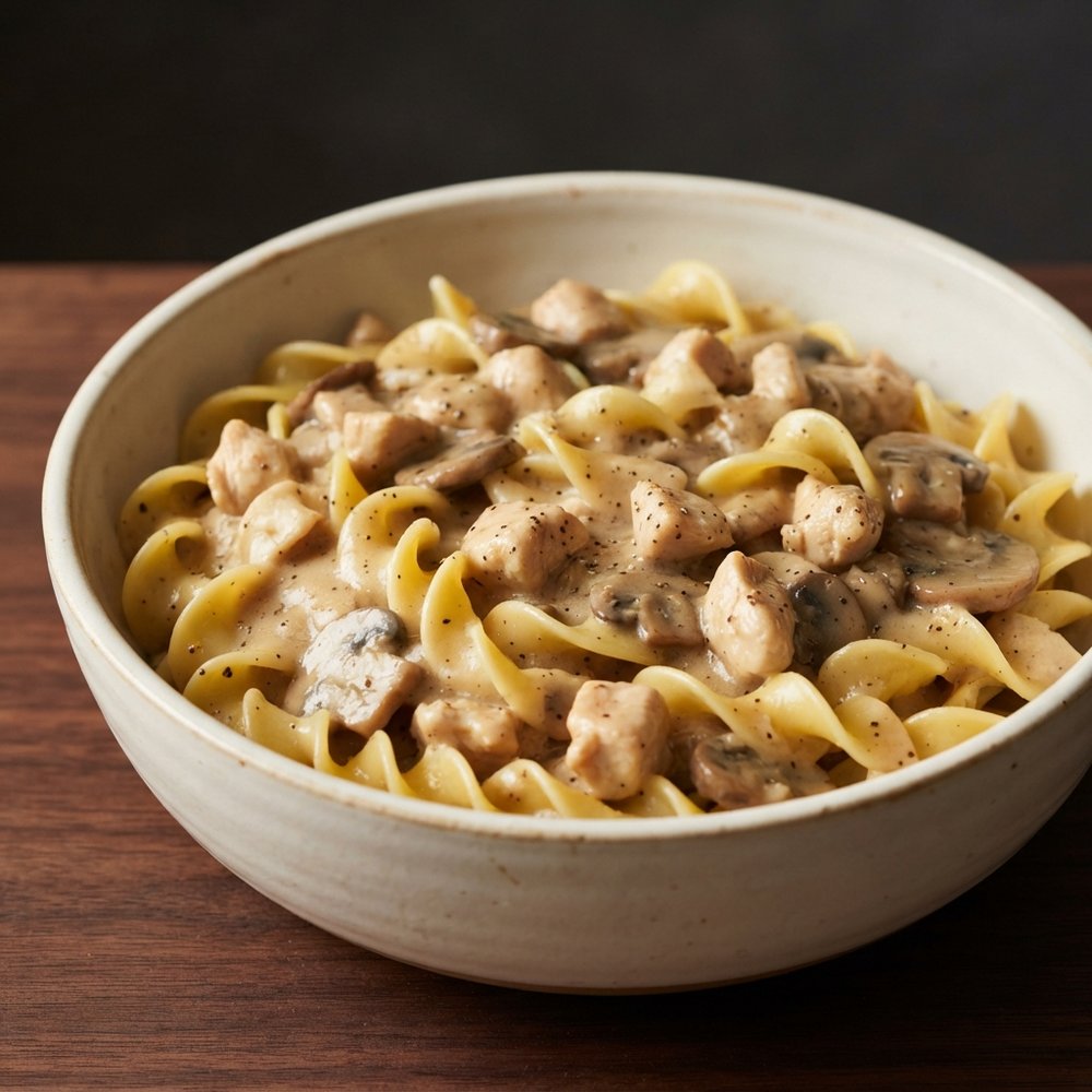Creamy Chicken Egg Noodles