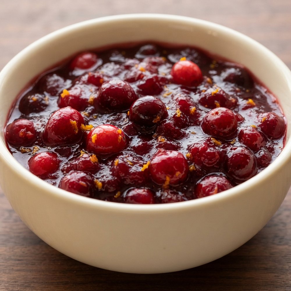 Cranberry-Orange Sauce with a Cointreau Kick