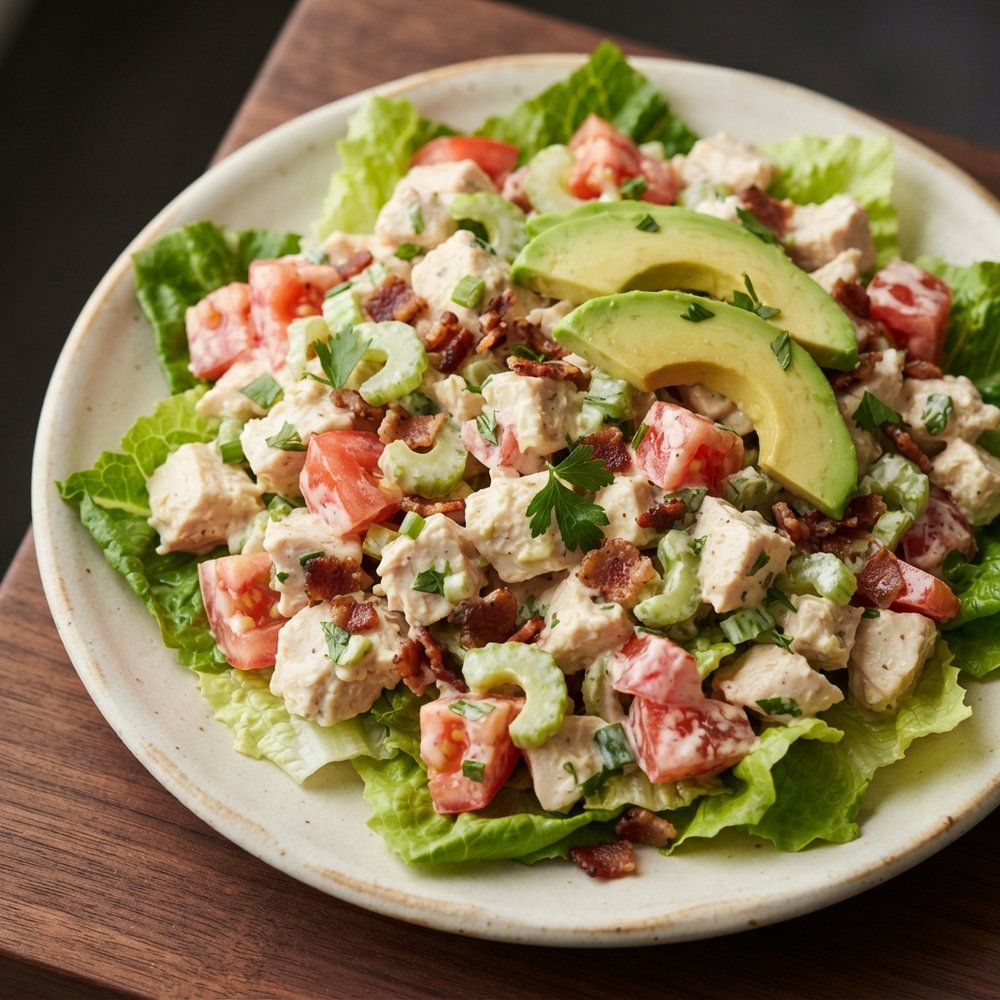 BLT Chicken Salad with Avocado