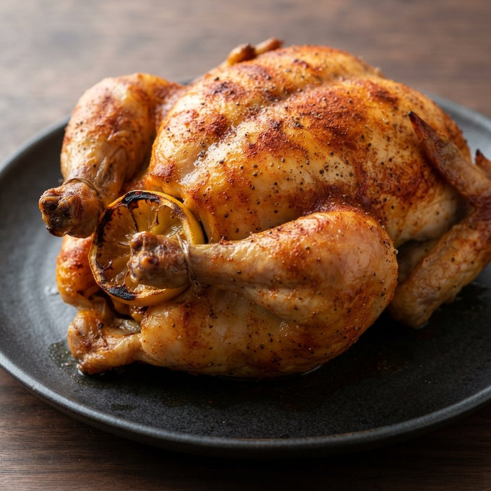Pressure Cooker Lemon Rotisserie-Style Chicken