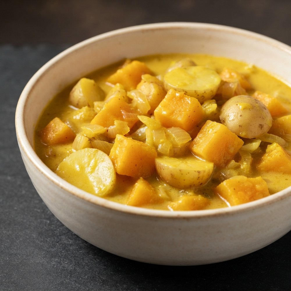 Plant-Based Butternut Squash and Potato Curry