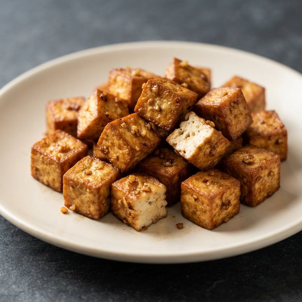 Crispy Air-Fried Tofu Bites
