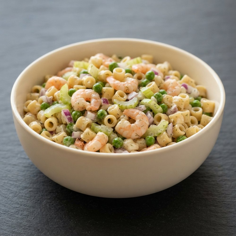 Shrimp Pasta Salad with Dill