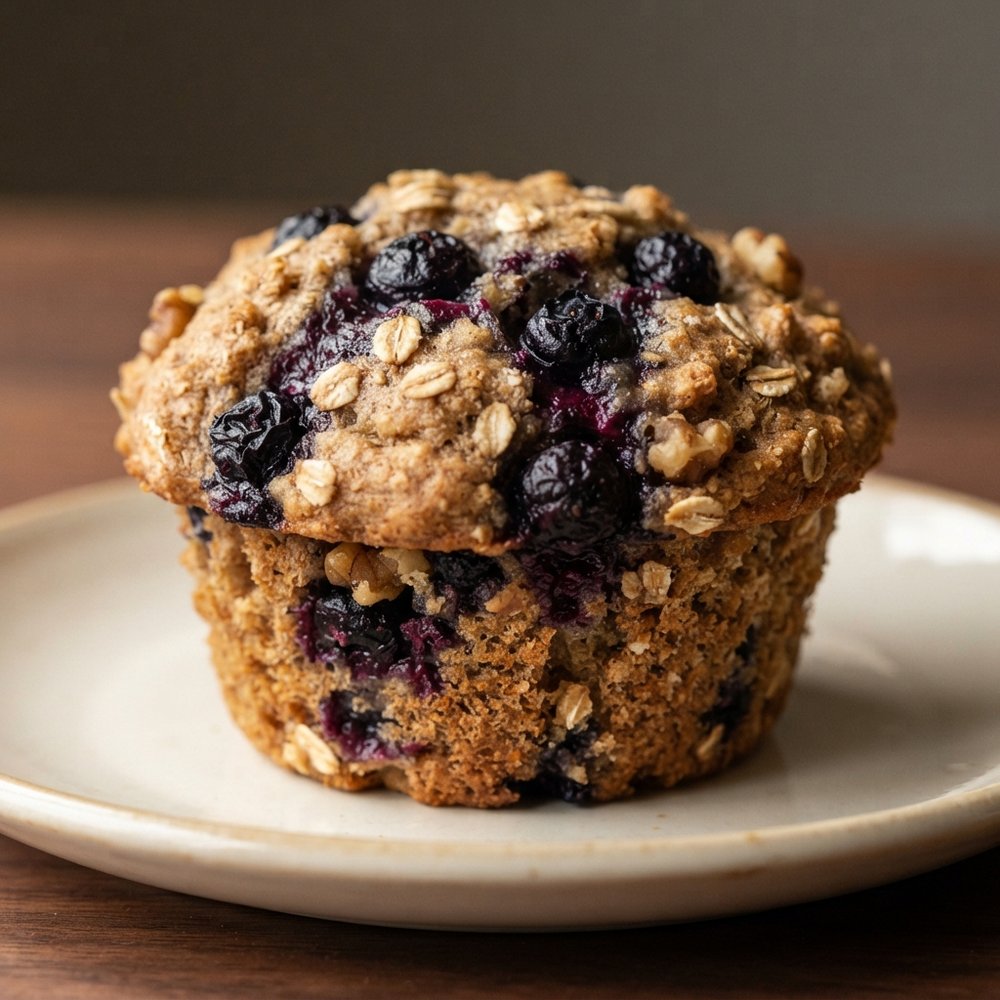 Health Nut Blueberry Muffins