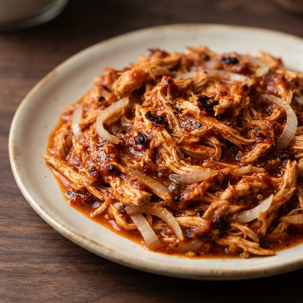 Spicy Shredded Chicken Tinga