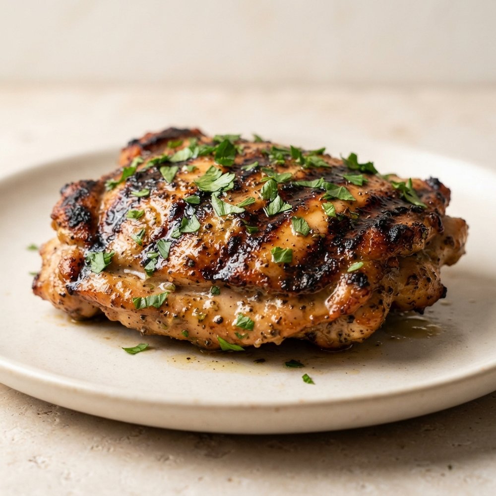 Caesar-Marinated Grilled Chicken Thighs