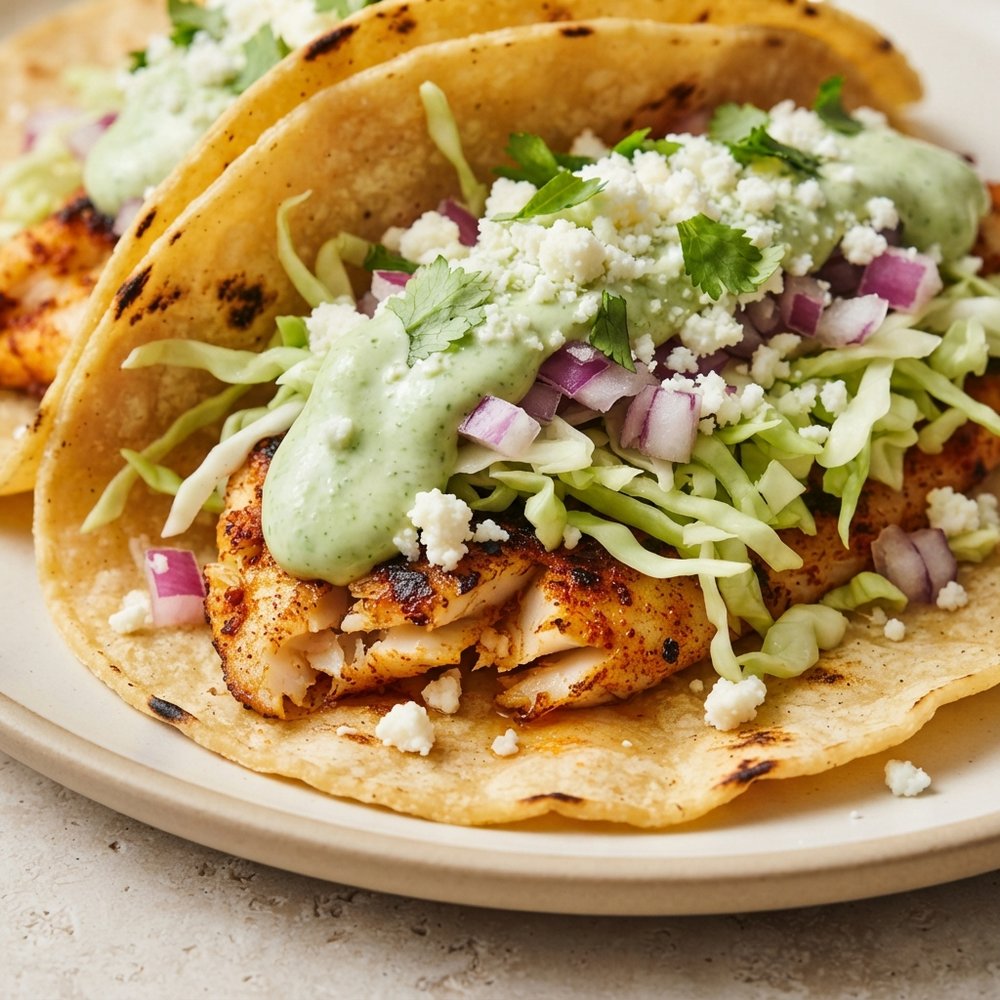 Ryann's Fiery Grilled Fish Tacos
