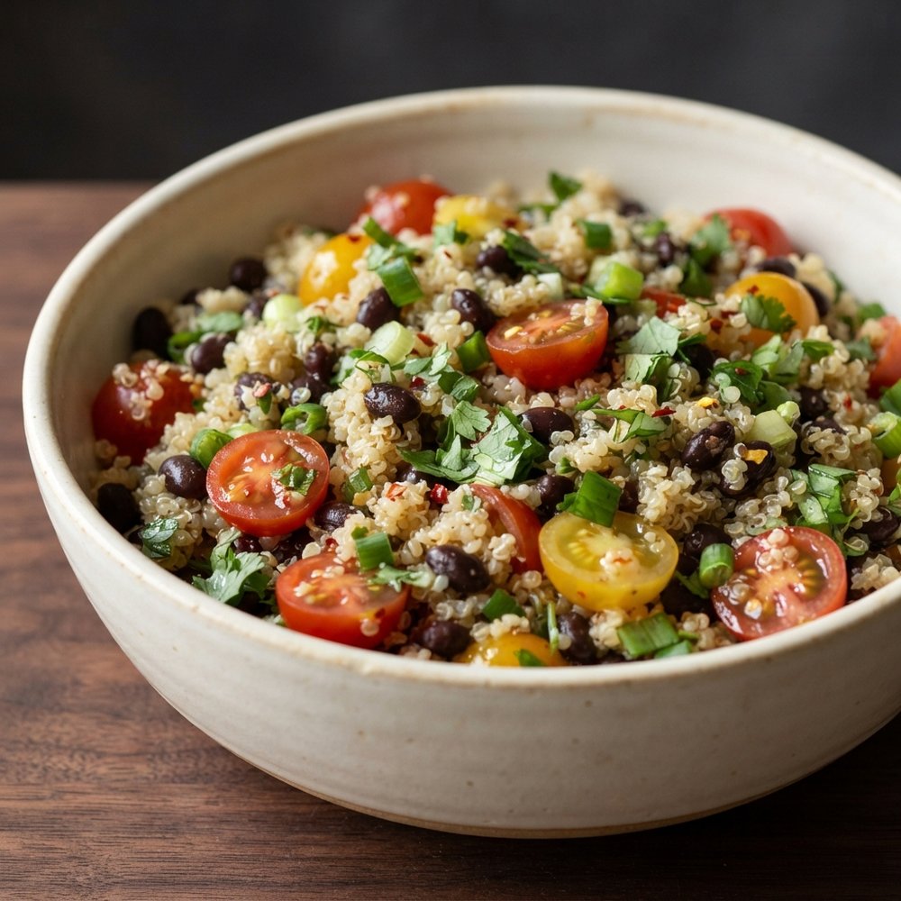 Quick Quinoa Bean Salad