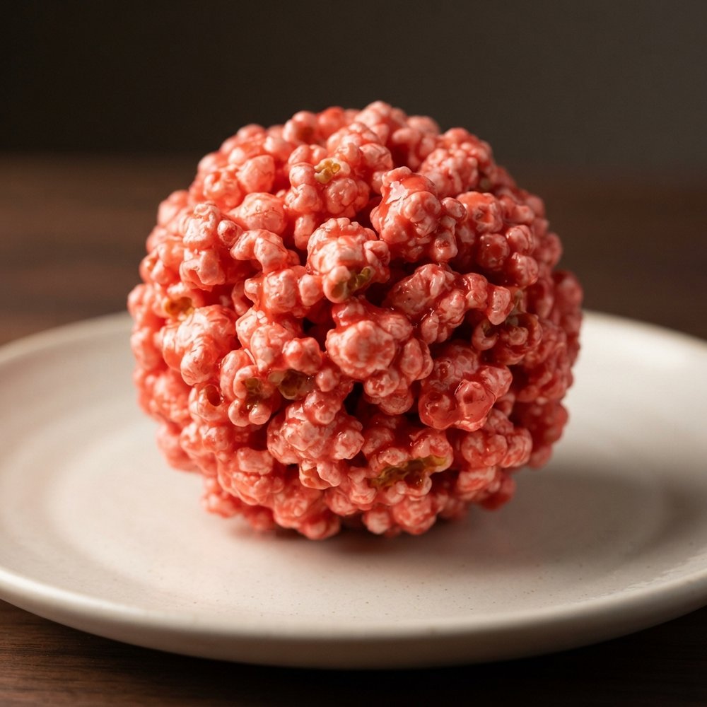 Festive Jell-O Popcorn Balls
