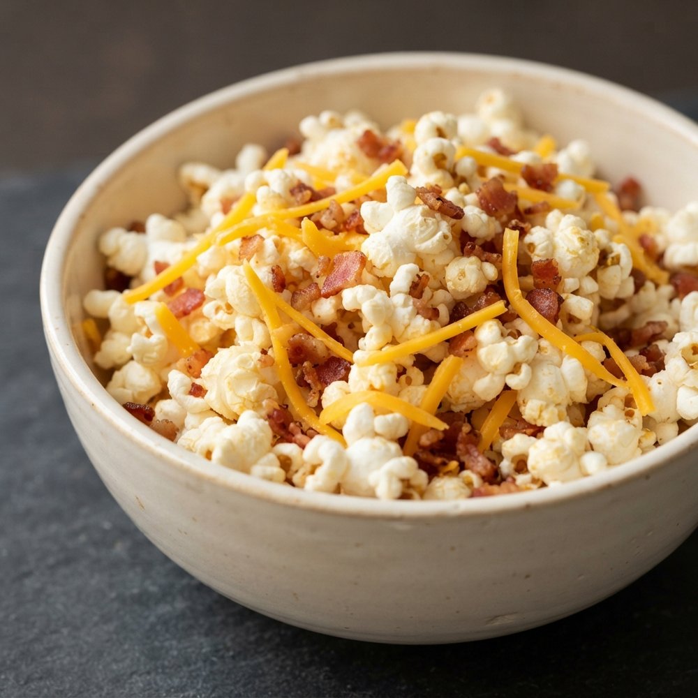 Smoky Bacon Cheddar Popcorn