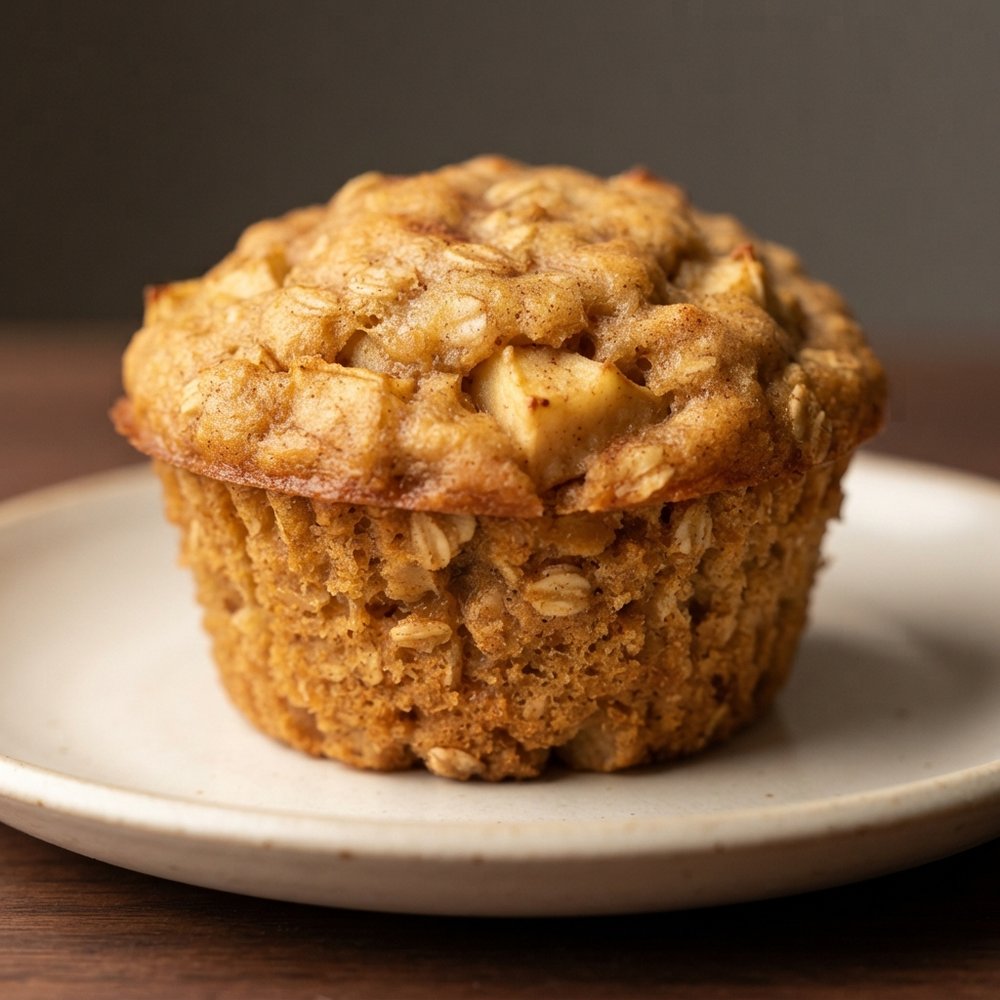 Apple Cinnamon Oat Muffins (Vegan, Soy-Free)