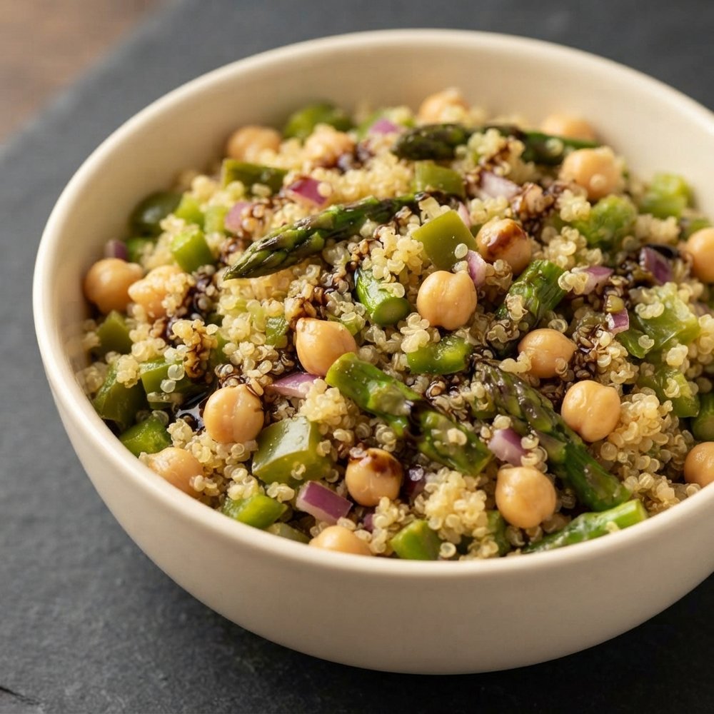 Quinoa Pilaf with Veggies and Chickpeas