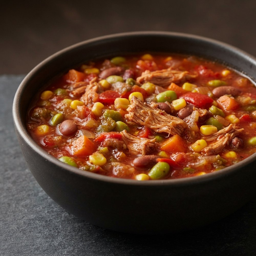 Hearty Pork and Bean Chili-Style Stew
