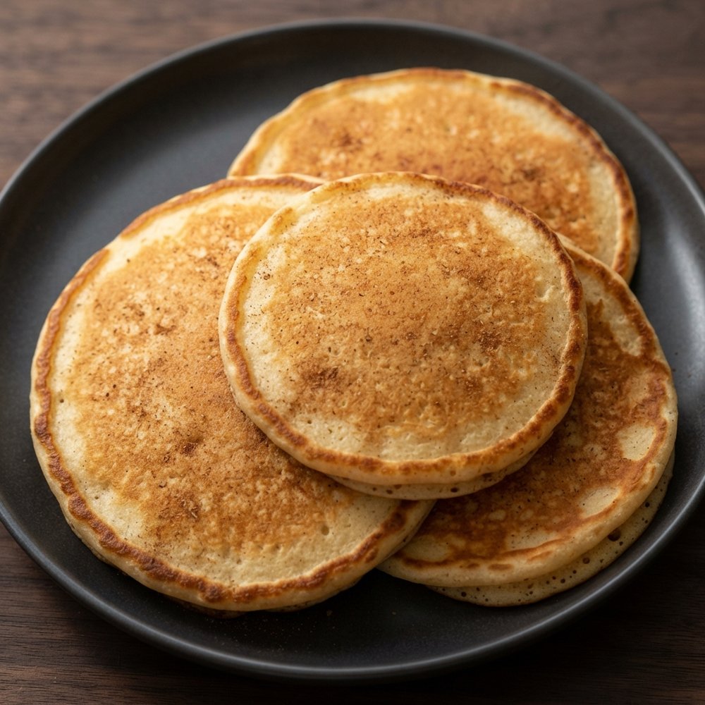 Cinnamon-Nutmeg French Toast–Inspired Pancakes