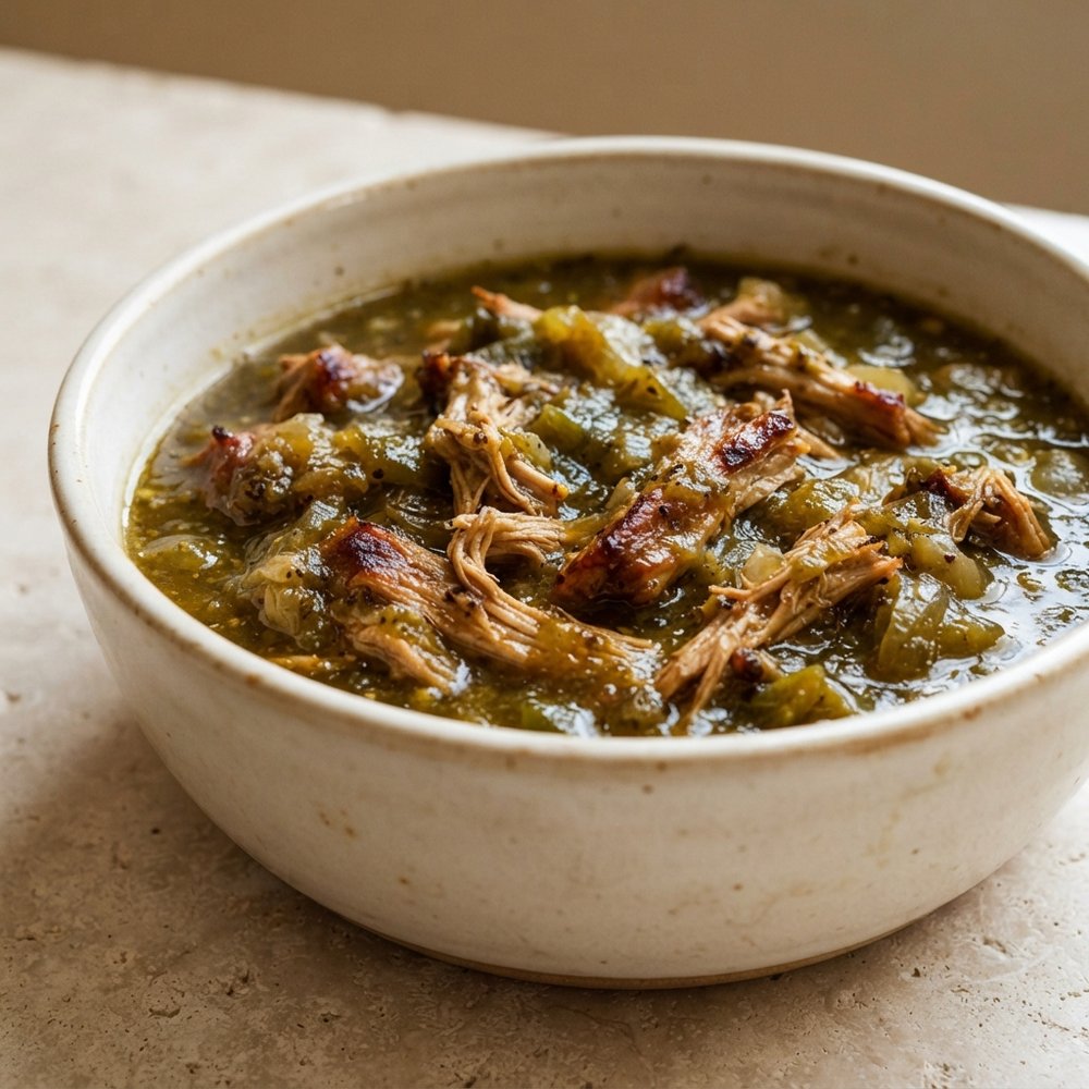Crockpot Pork Chile Verde